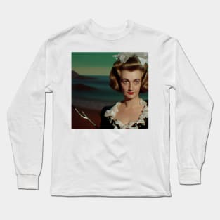 The Timeless Talent of Bette Davis Long Sleeve T-Shirt